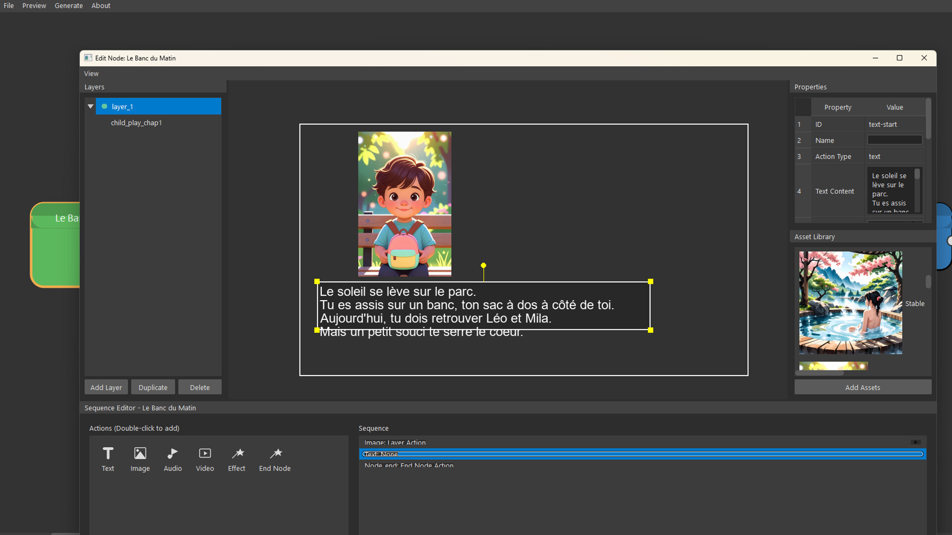 Visual Novel Nodal Editor screenshot 3