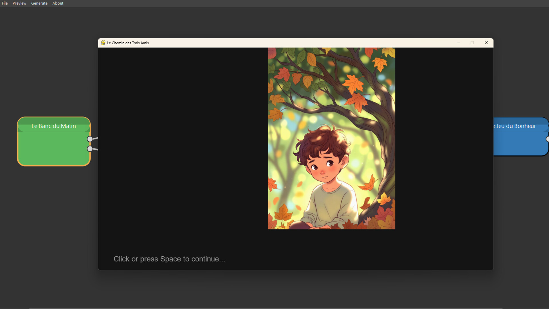 Visual Novel Nodal Editor screenshot 4