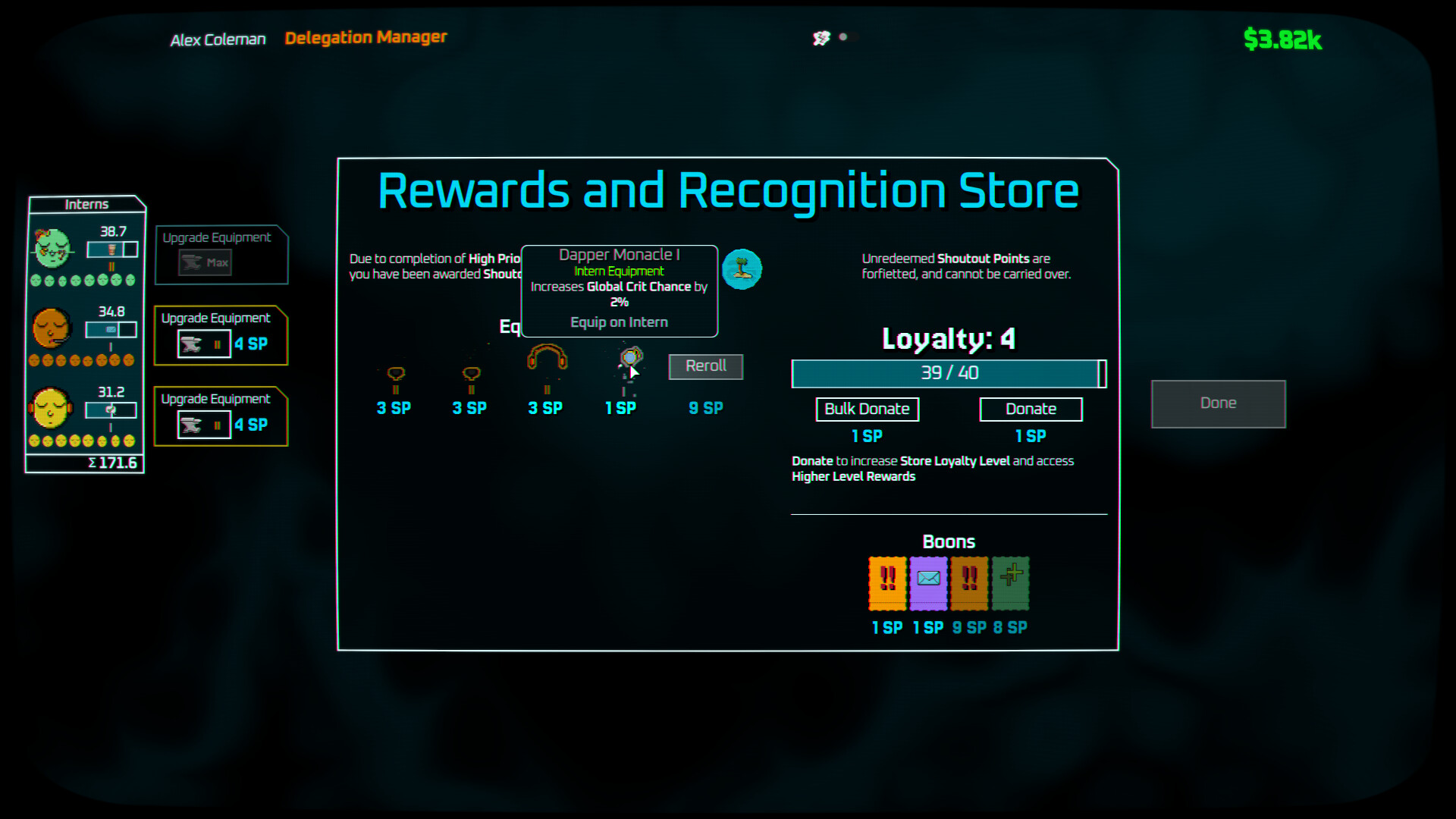 Delegatory screenshot 3