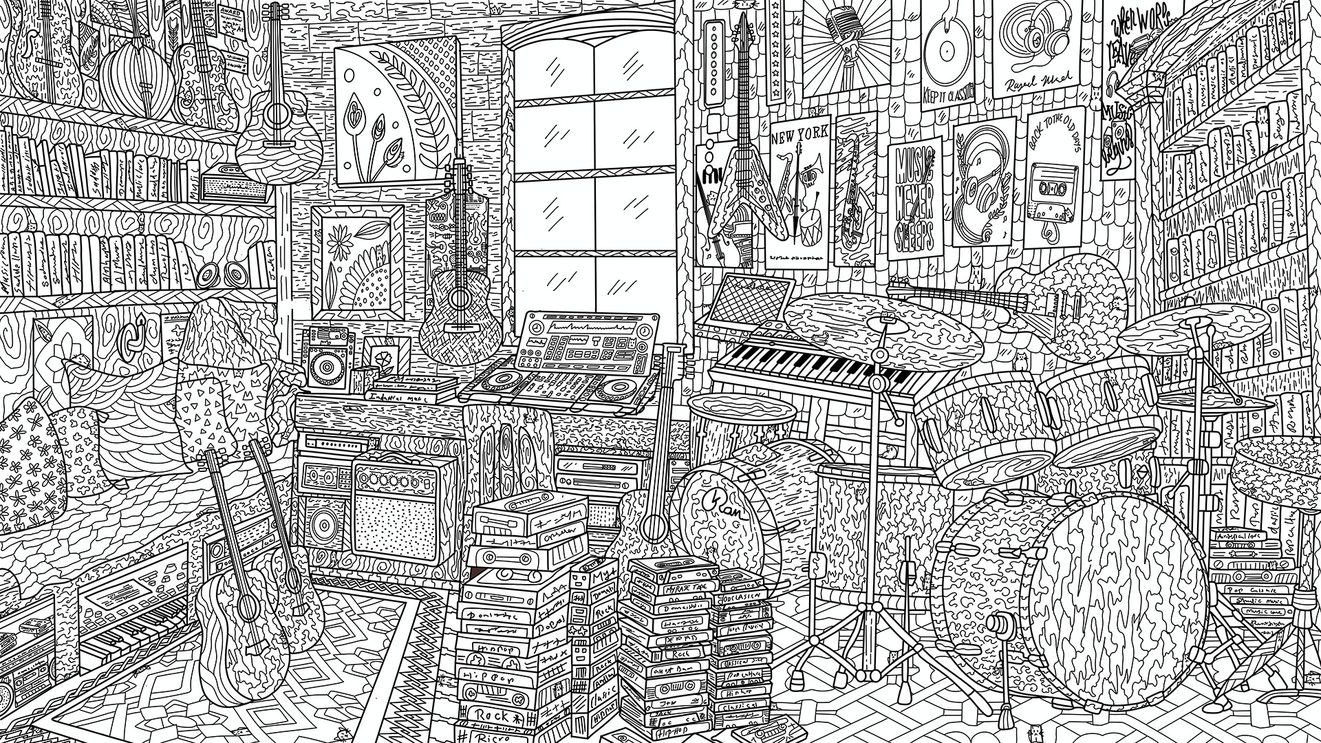 100 Music Cats - Artbook screenshot 1
