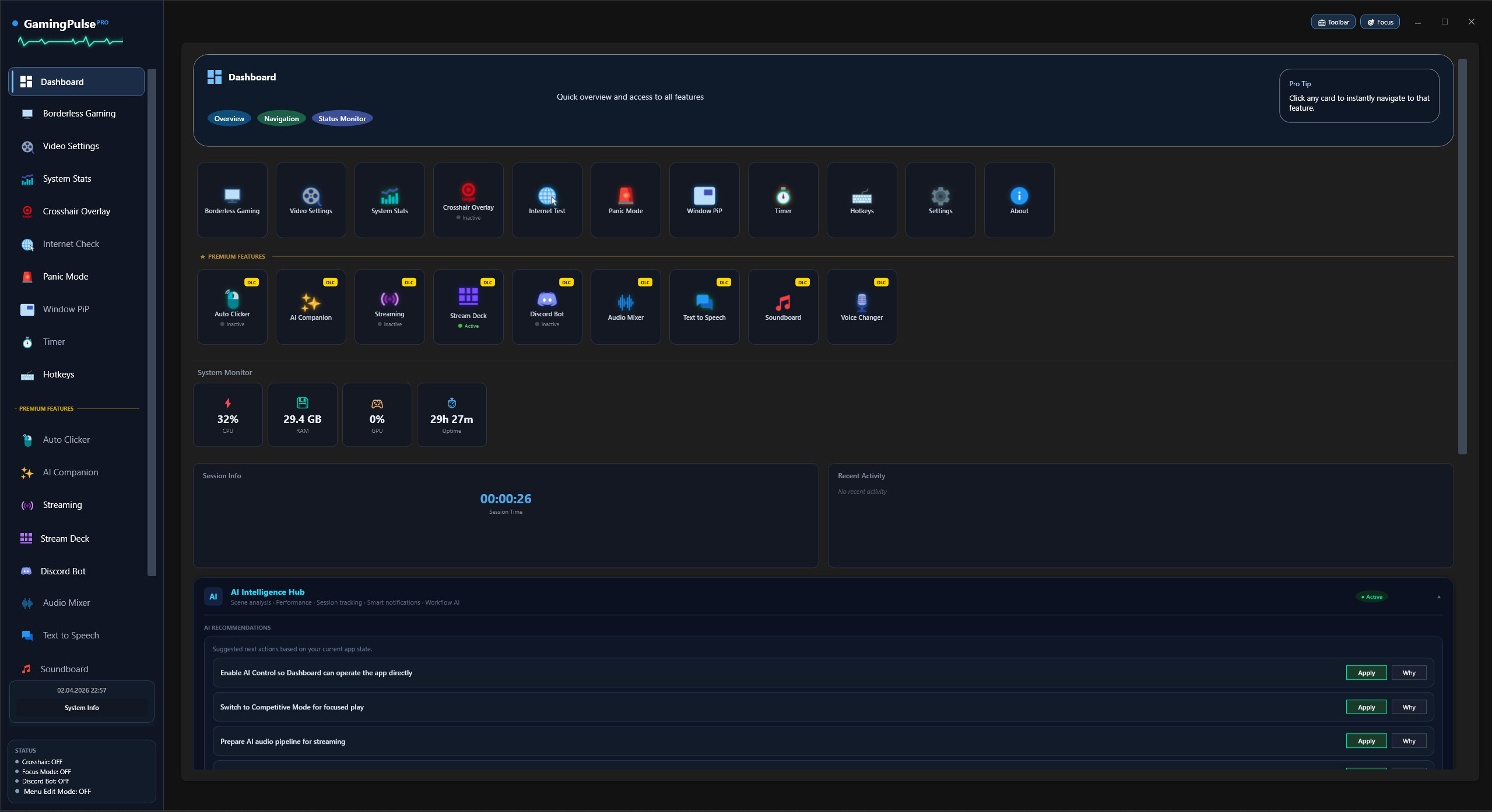 GamingPulsePRO screenshot 1