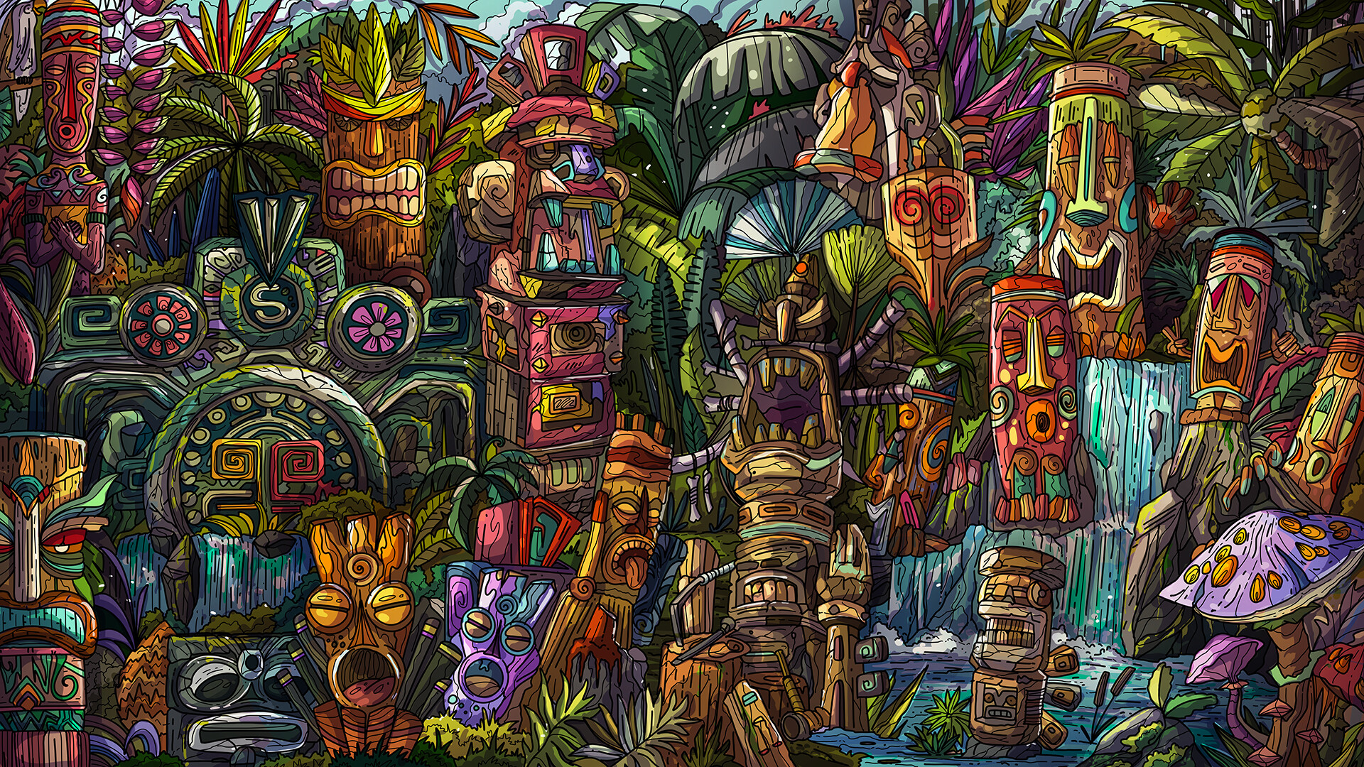 100 Tiki Cats Soundtrack screenshot 1