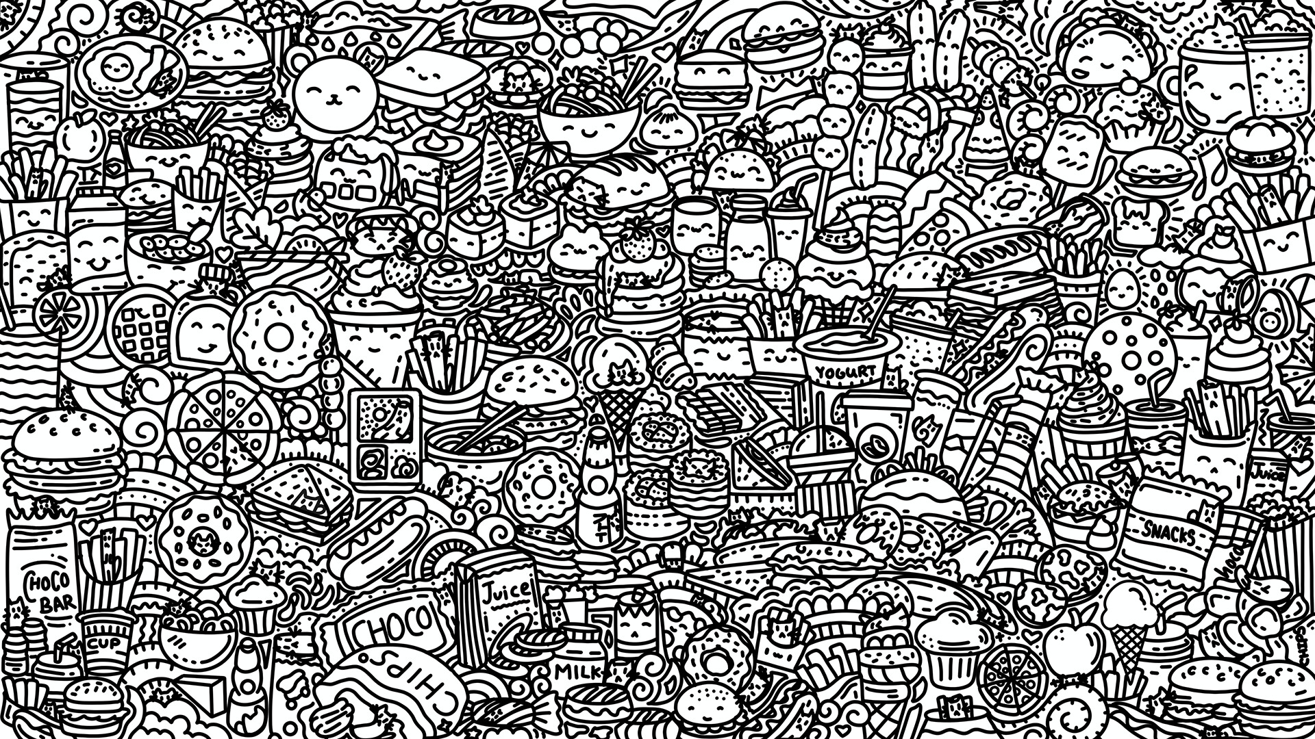 100 Snack Cats - Artbook screenshot 1