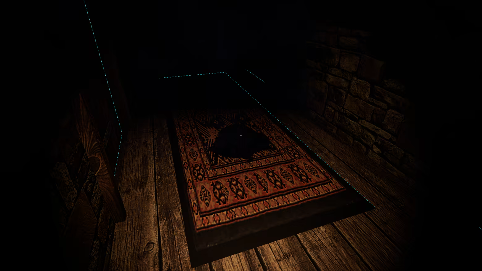 Black stains on the carpet