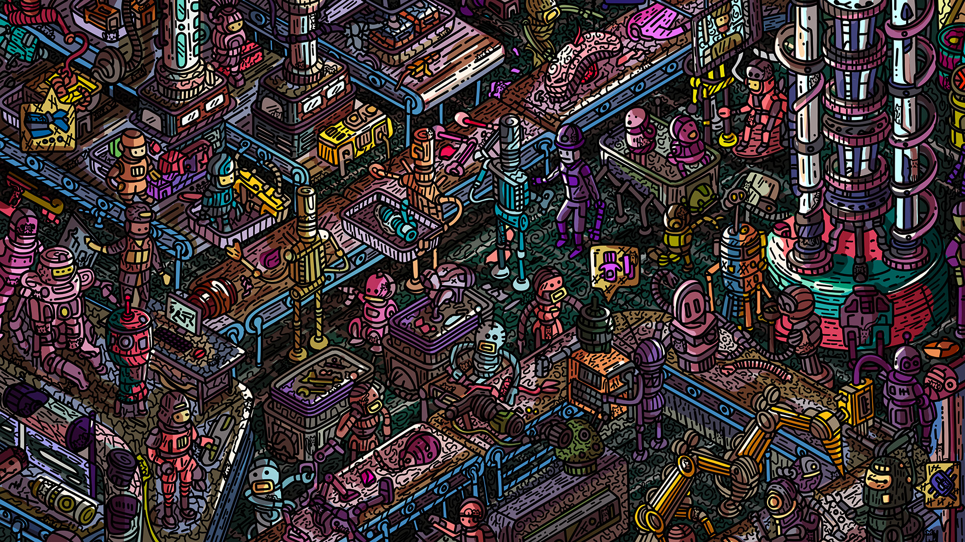 100 Factory Cats screenshot 1