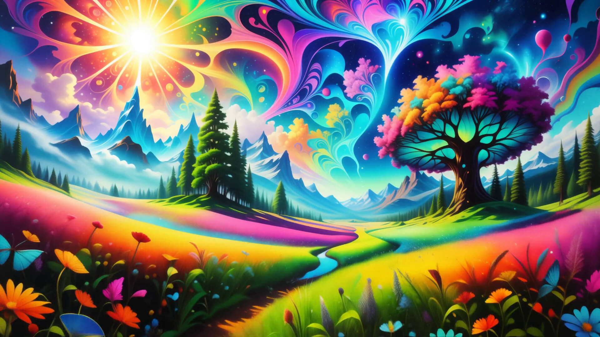 AI-VJ - Psy 3 Visuals screenshot 11
