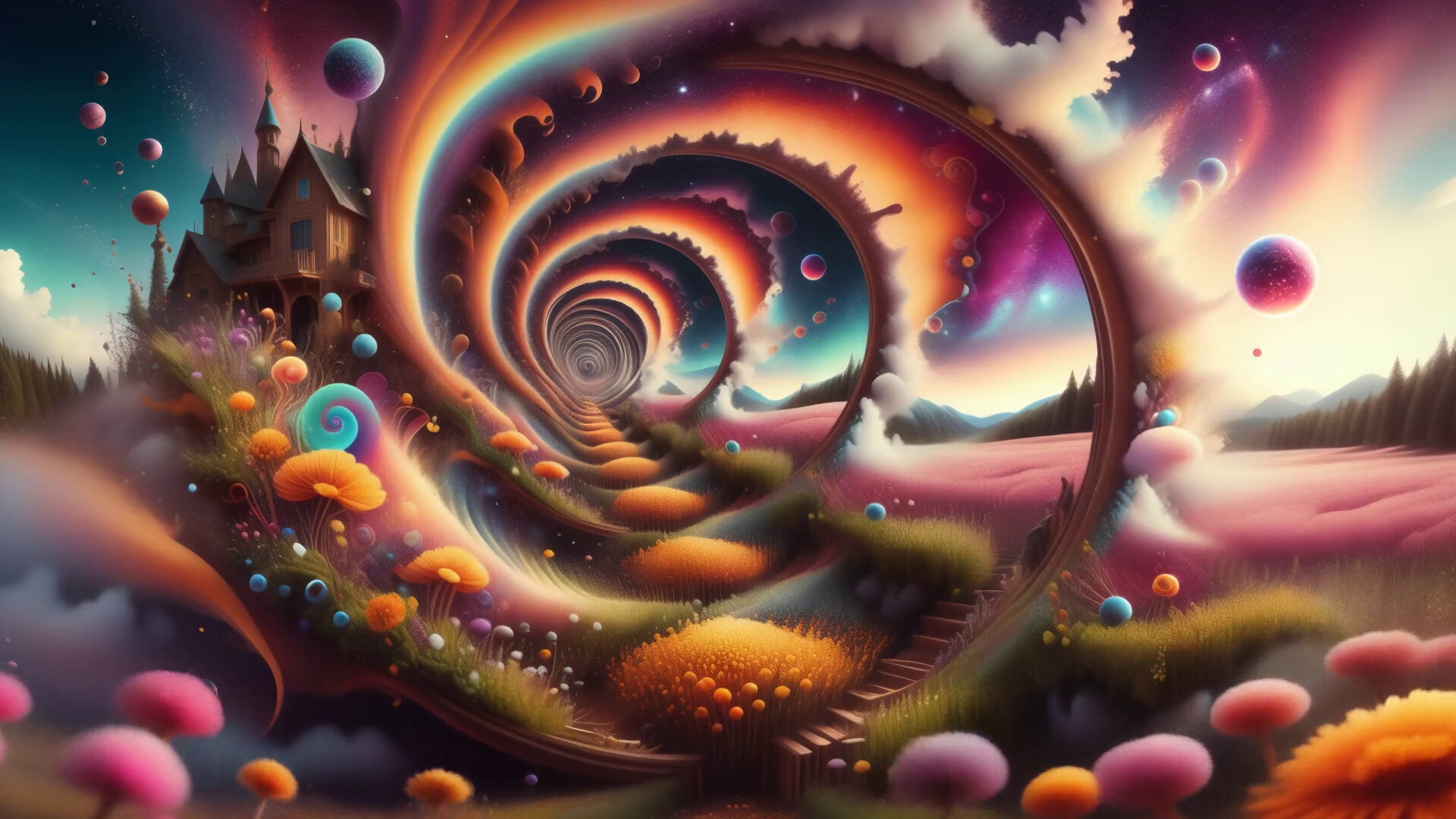 AI-VJ - Psy 3 Visuals screenshot 4