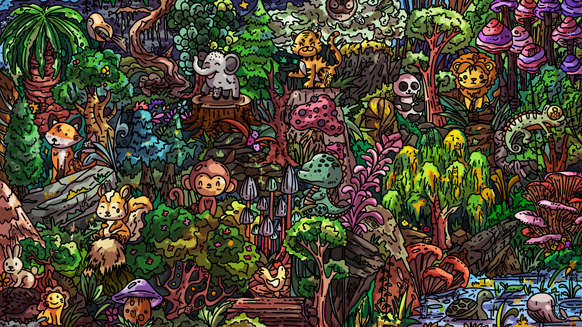 100 Nature Cats Soundtrack screenshot 1