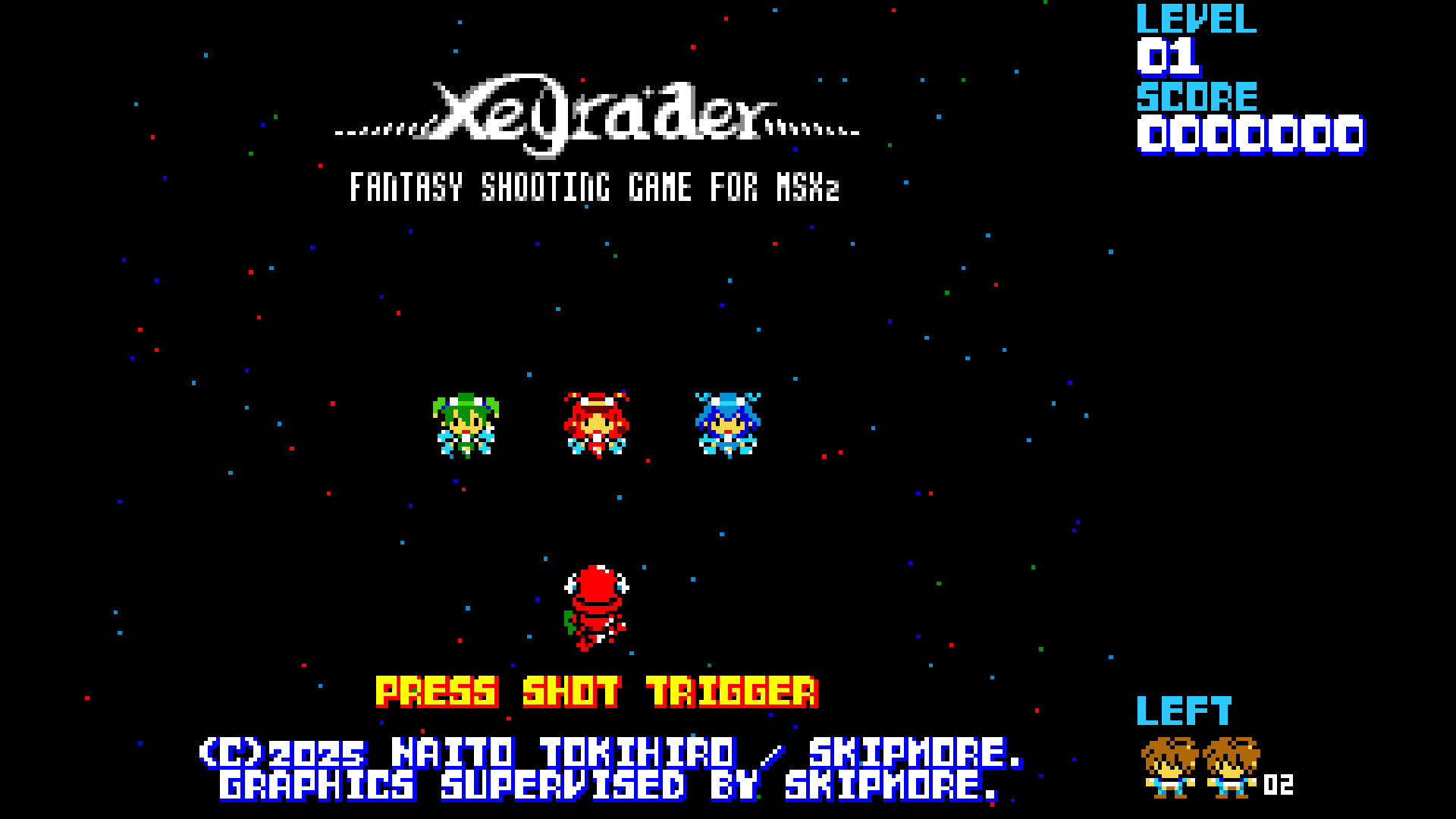 XeGrader for MSX2 mode on Steam