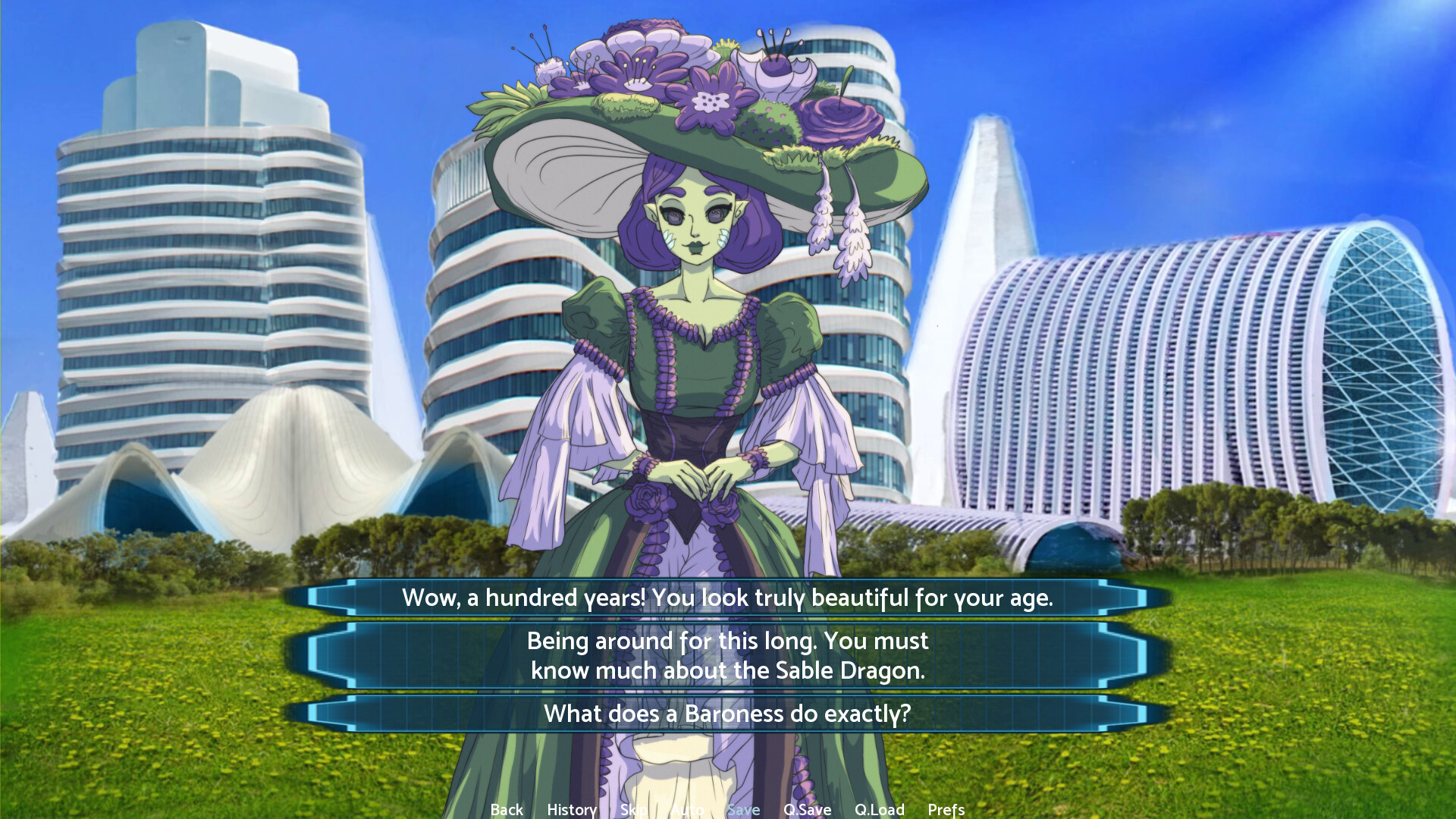 Destiny Worlds - Sci-Fi Visual Novel screenshot 1