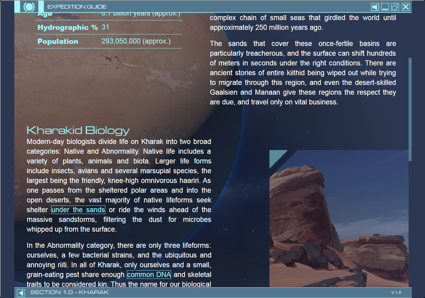 Deserts of Kharak Expedition Guide screenshot 2