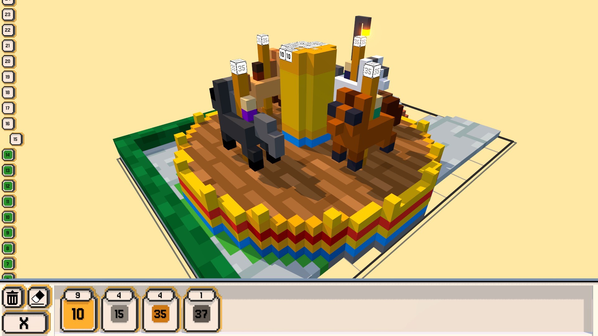 Coloring Voxels - Theme Park Pack screenshot 5