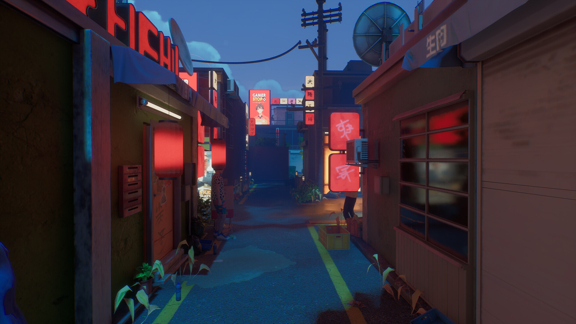 Gamer Stop Simulator – Neon Streets of Tokyo screenshot 1
