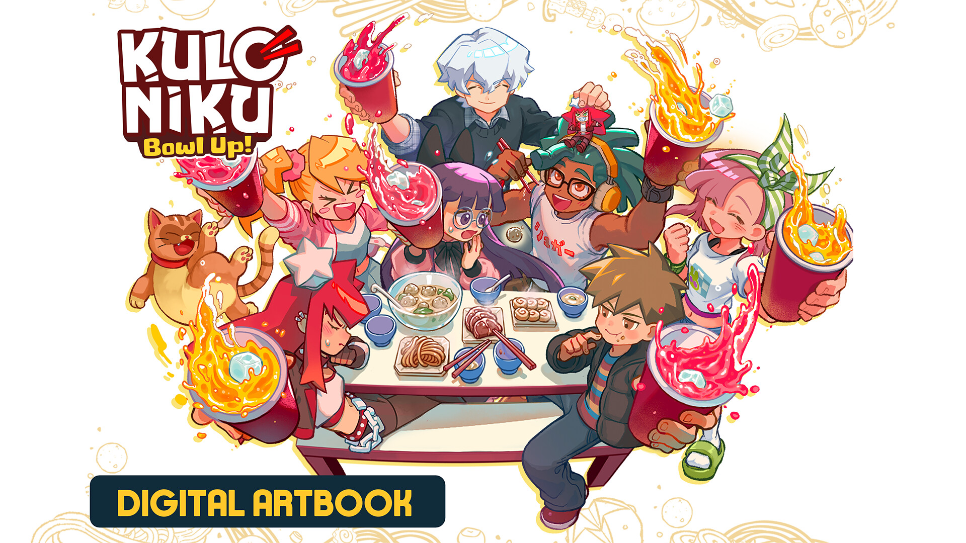 KuloNiku: Bowl Up! Digital Artbook screenshot 1