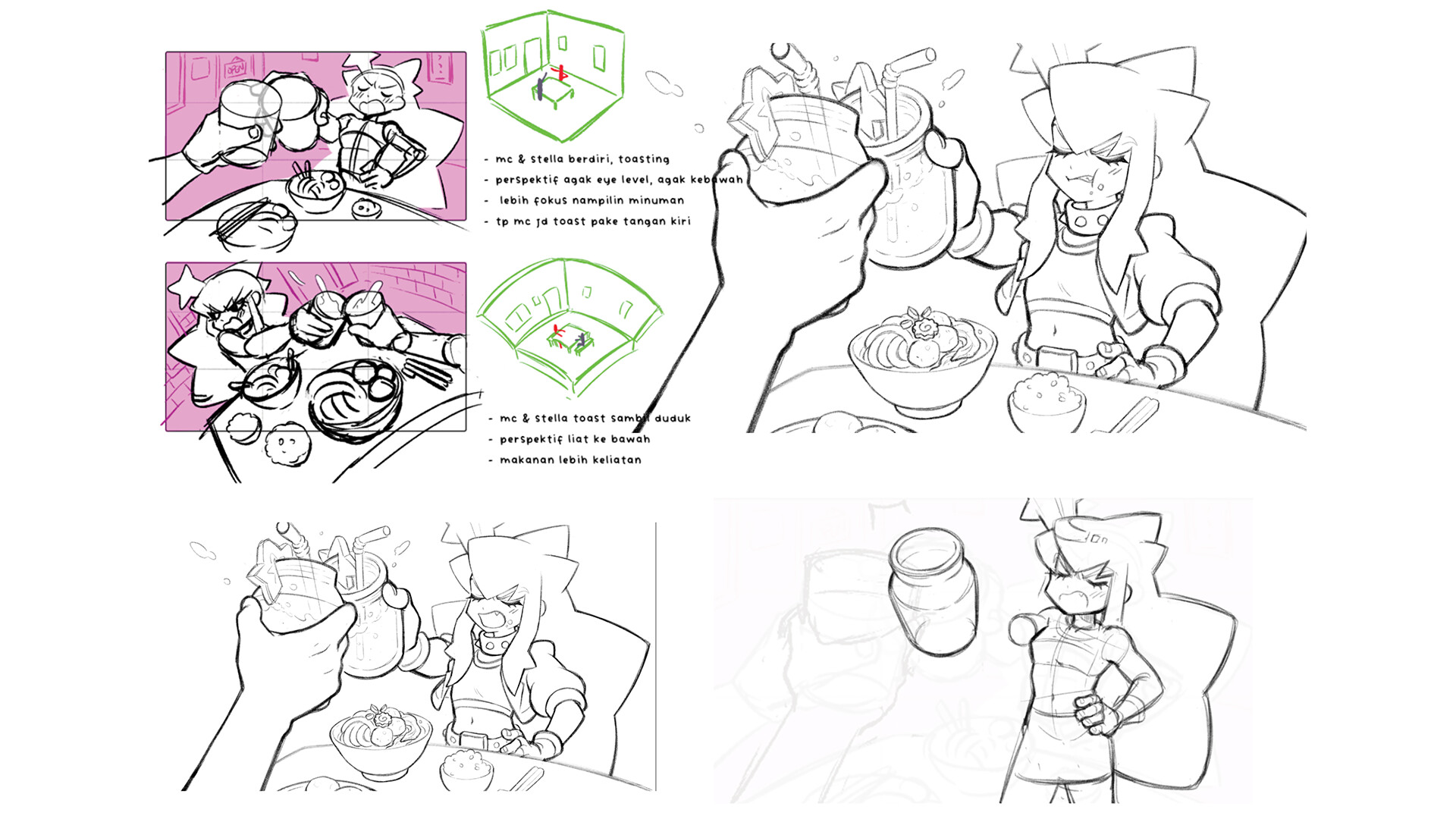 KuloNiku: Bowl Up! Digital Artbook screenshot 5