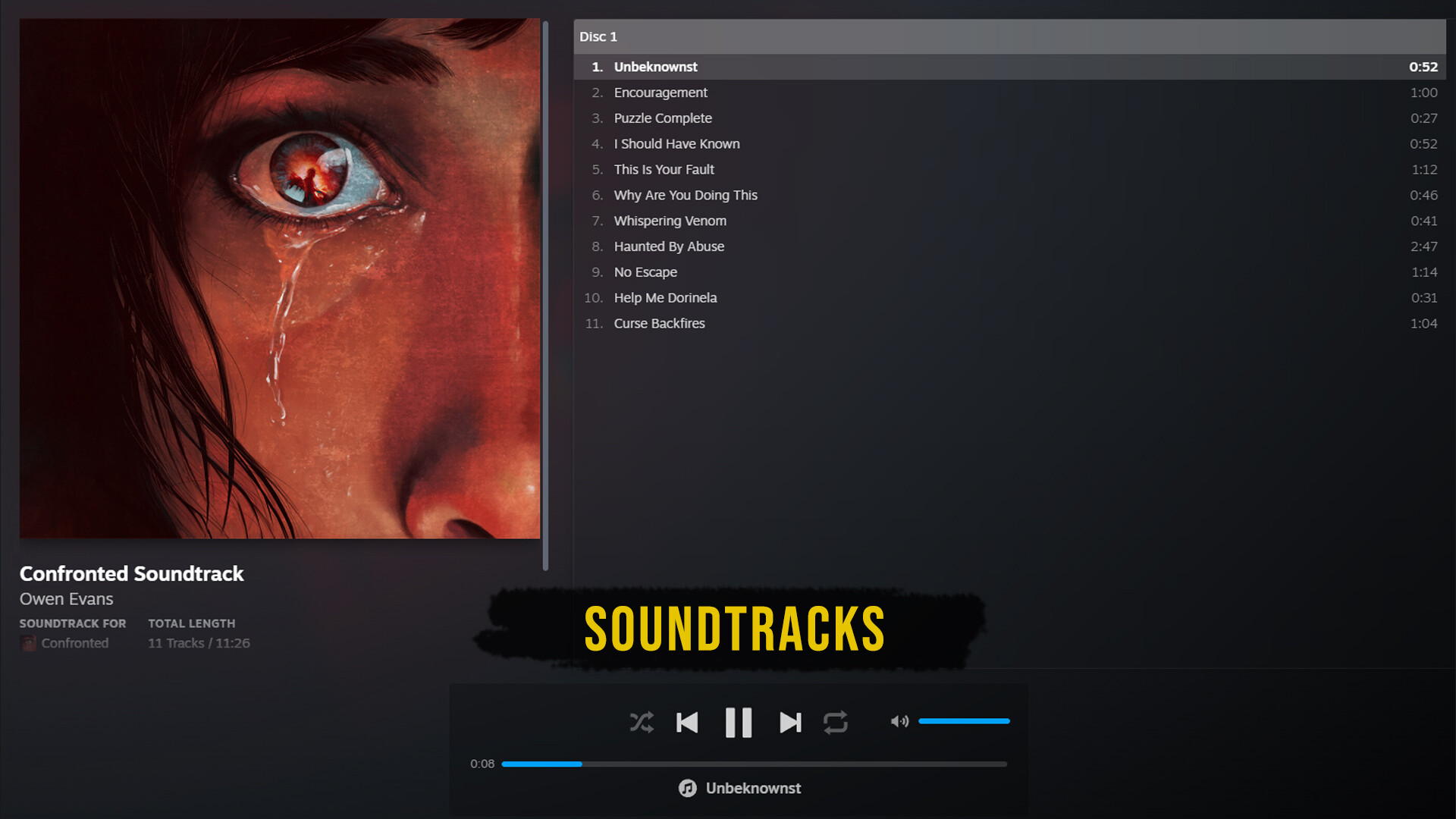 Confronted Soundtrack screenshot 1