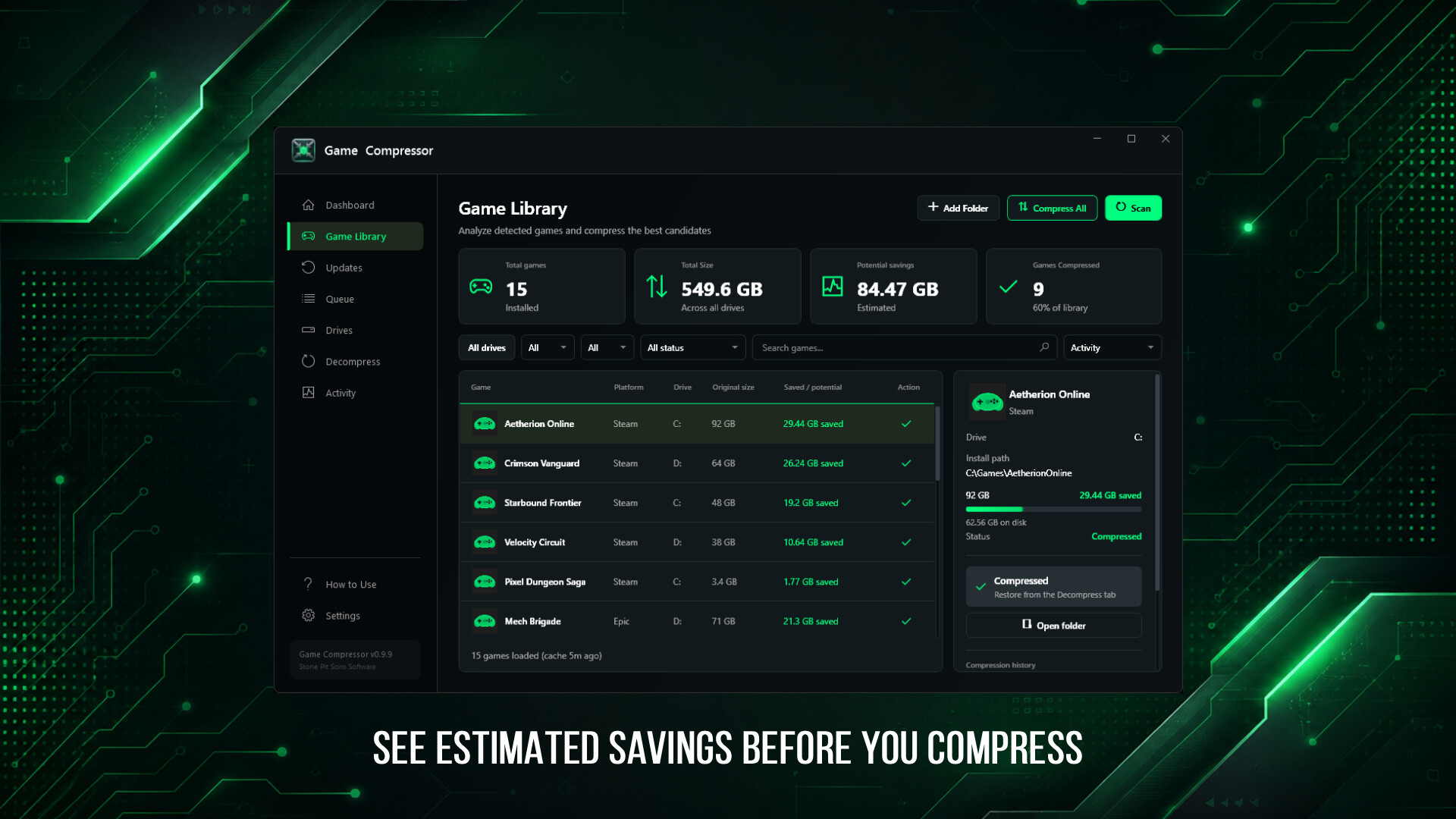 Game Compressor screenshot 2