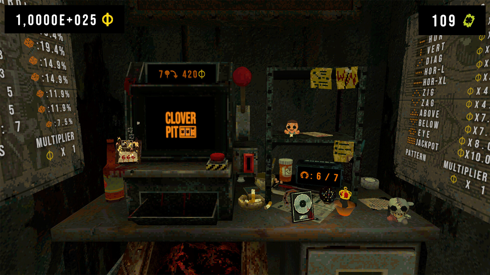 CloverPit: Unholy Fusion screenshot 1