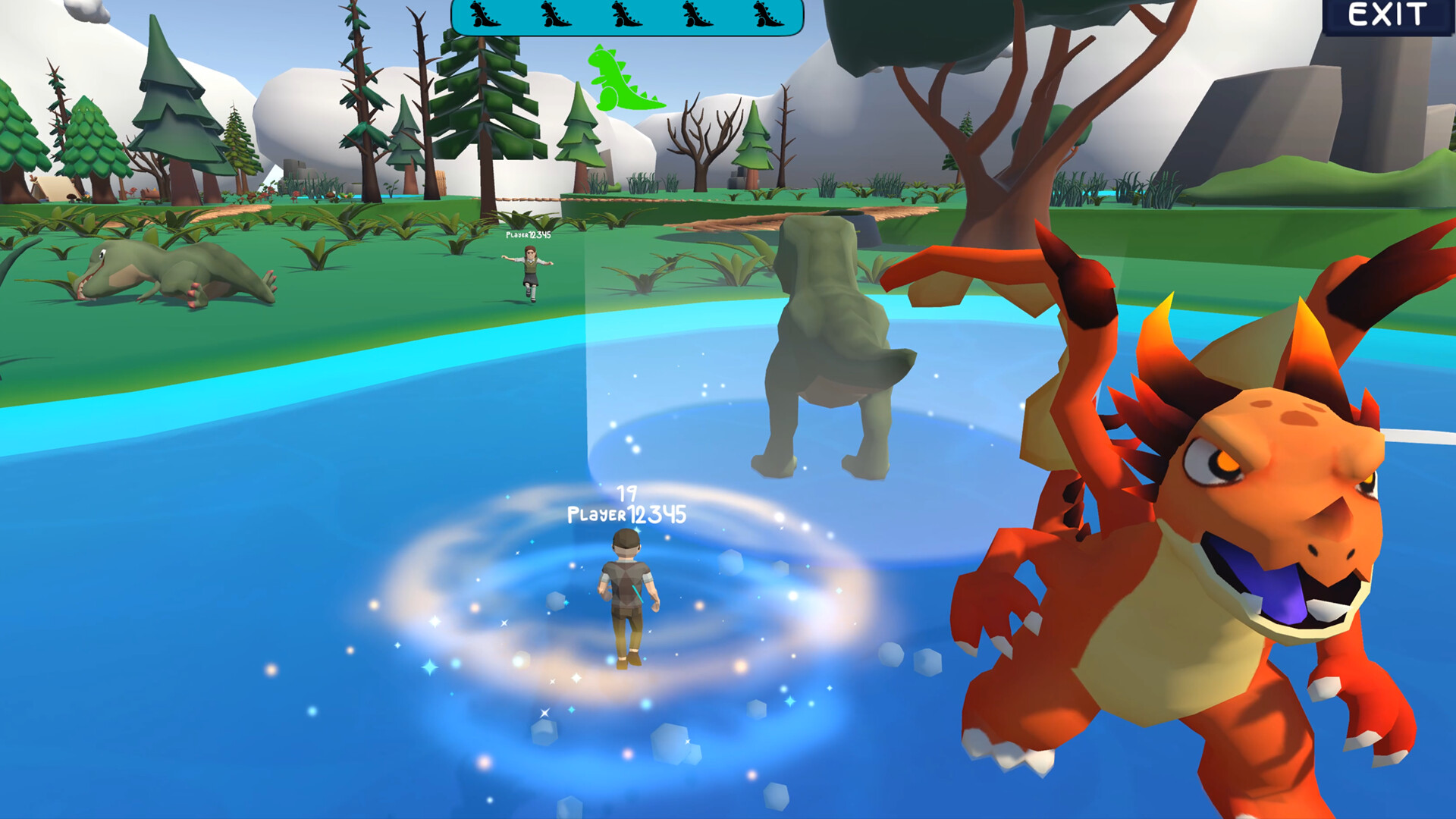 Dino Kick Party screenshot 3