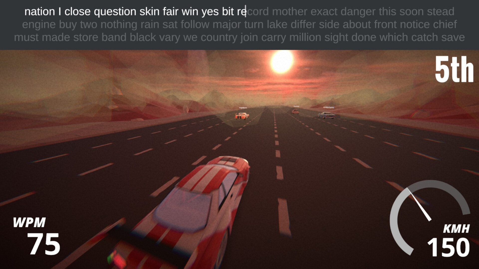 Typing Drag Racer screenshot 13