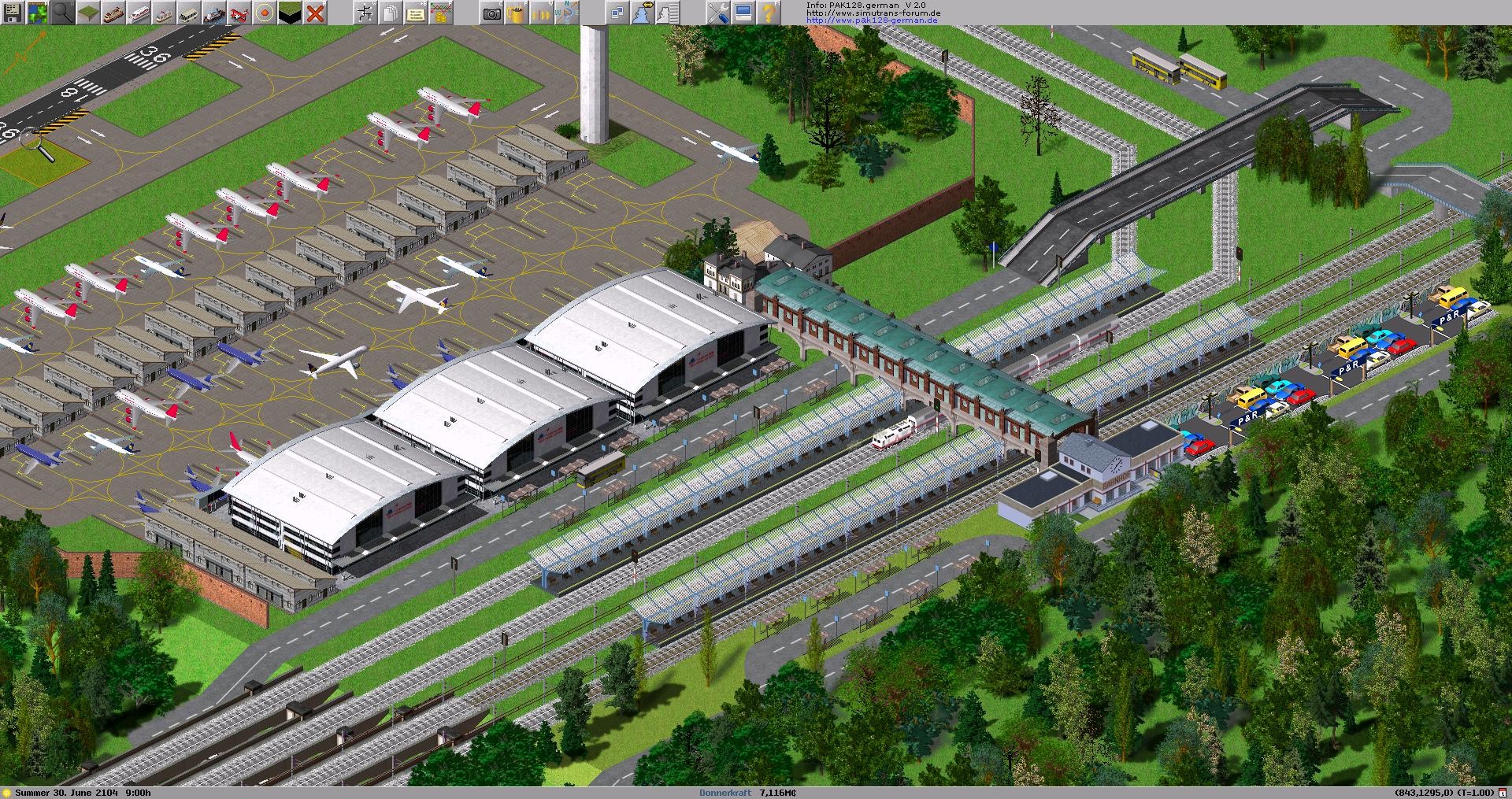 Simutrans - Pak128.German screenshot 6