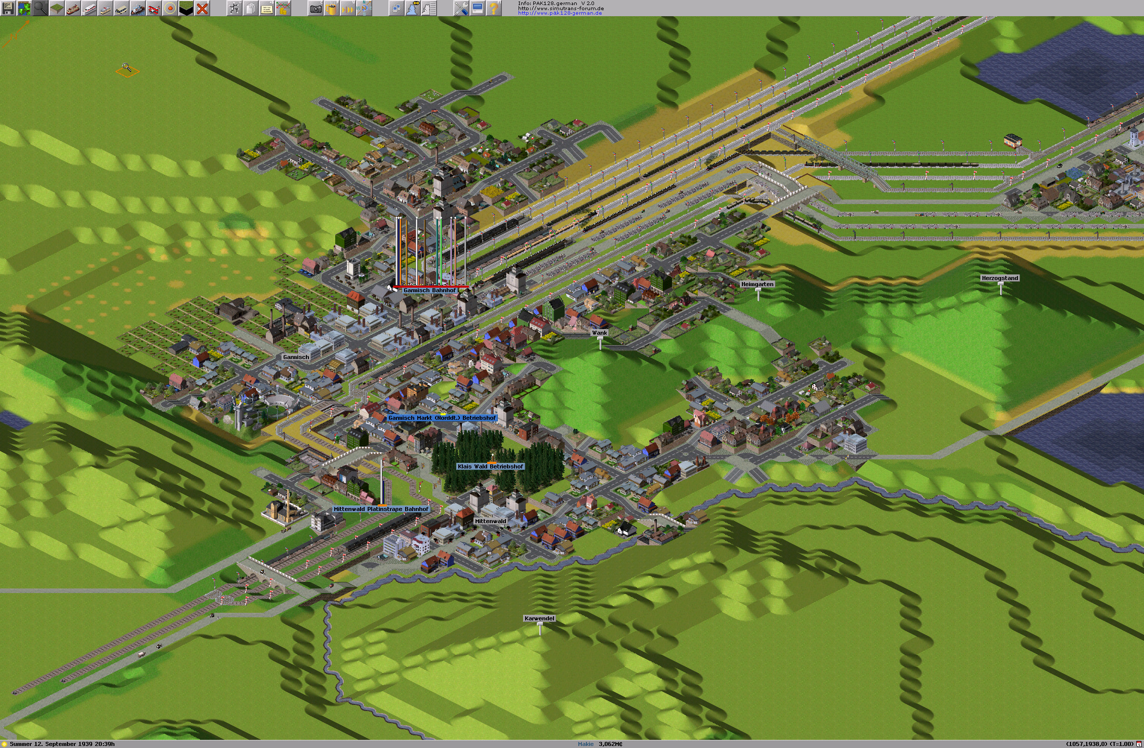 Simutrans - Pak128.German screenshot 9