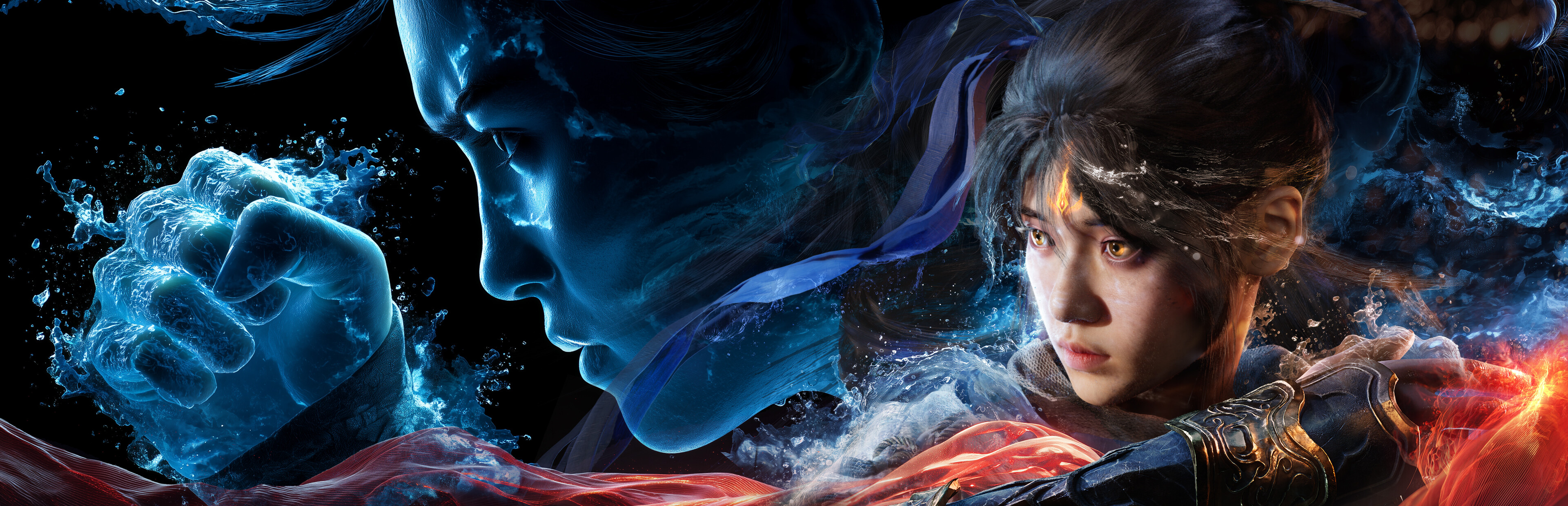Official Steam hero art for Genigods Nezha used to prepare PC requirements and choose the correct store page
