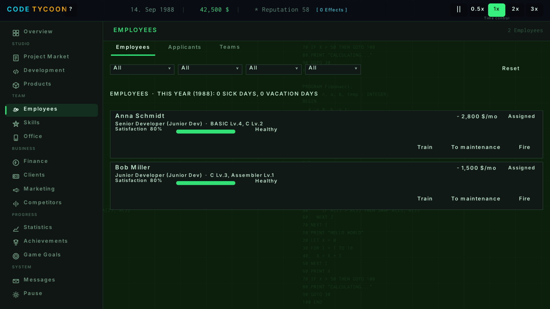Code Tycoon gameplay screenshot 3