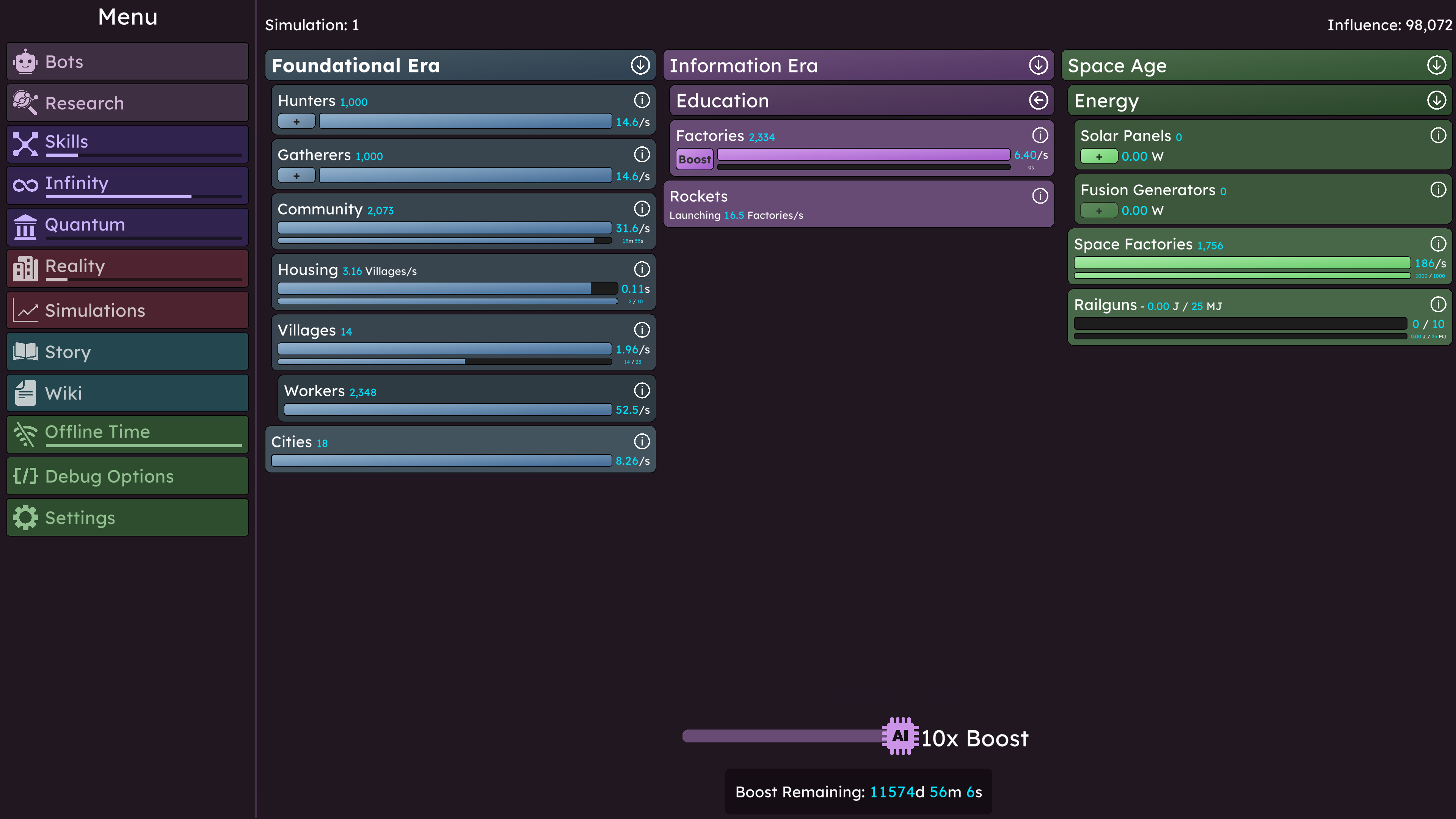 Idle Dyson Swarm screenshot 7