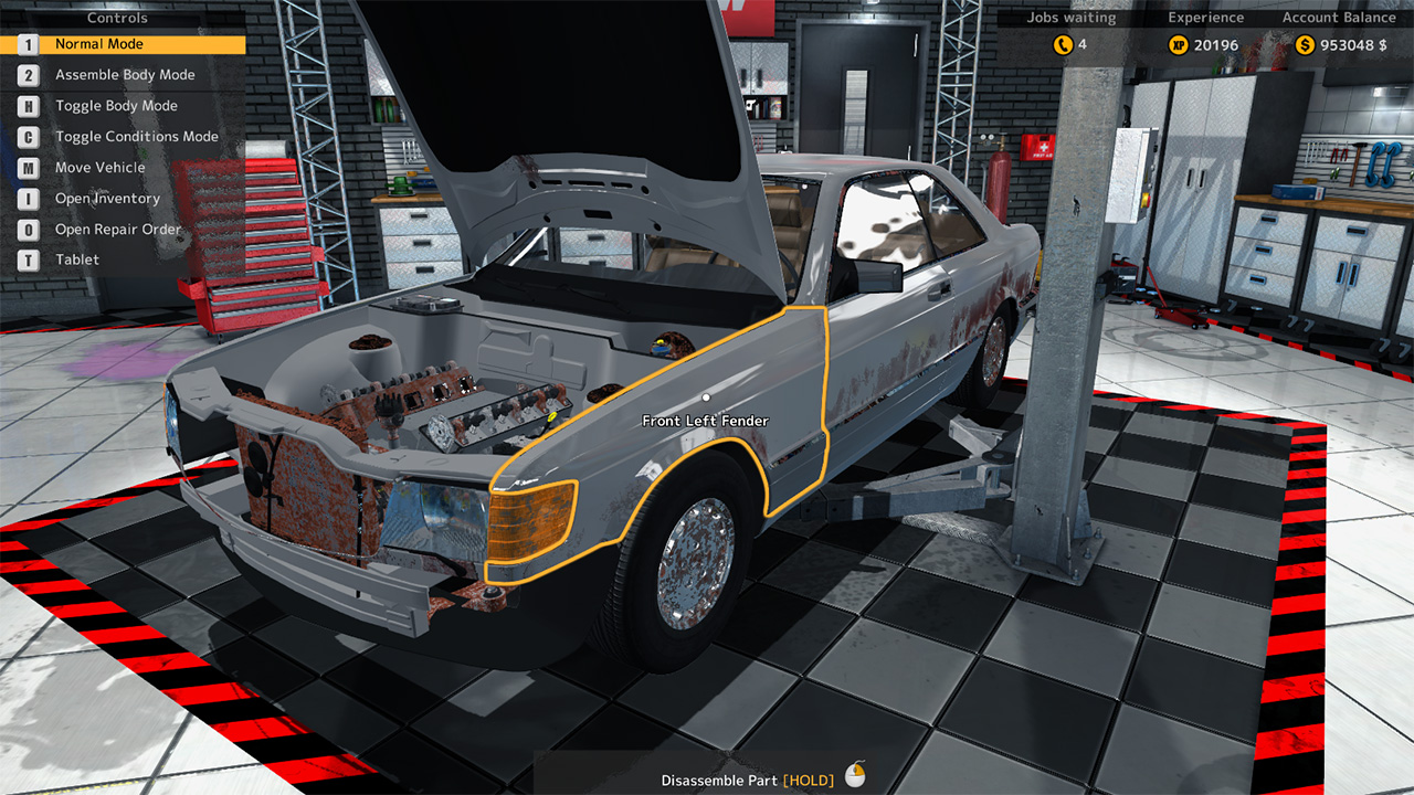 Car Mechanic Simulator 2015 - Mercedes-Benz screenshot 8