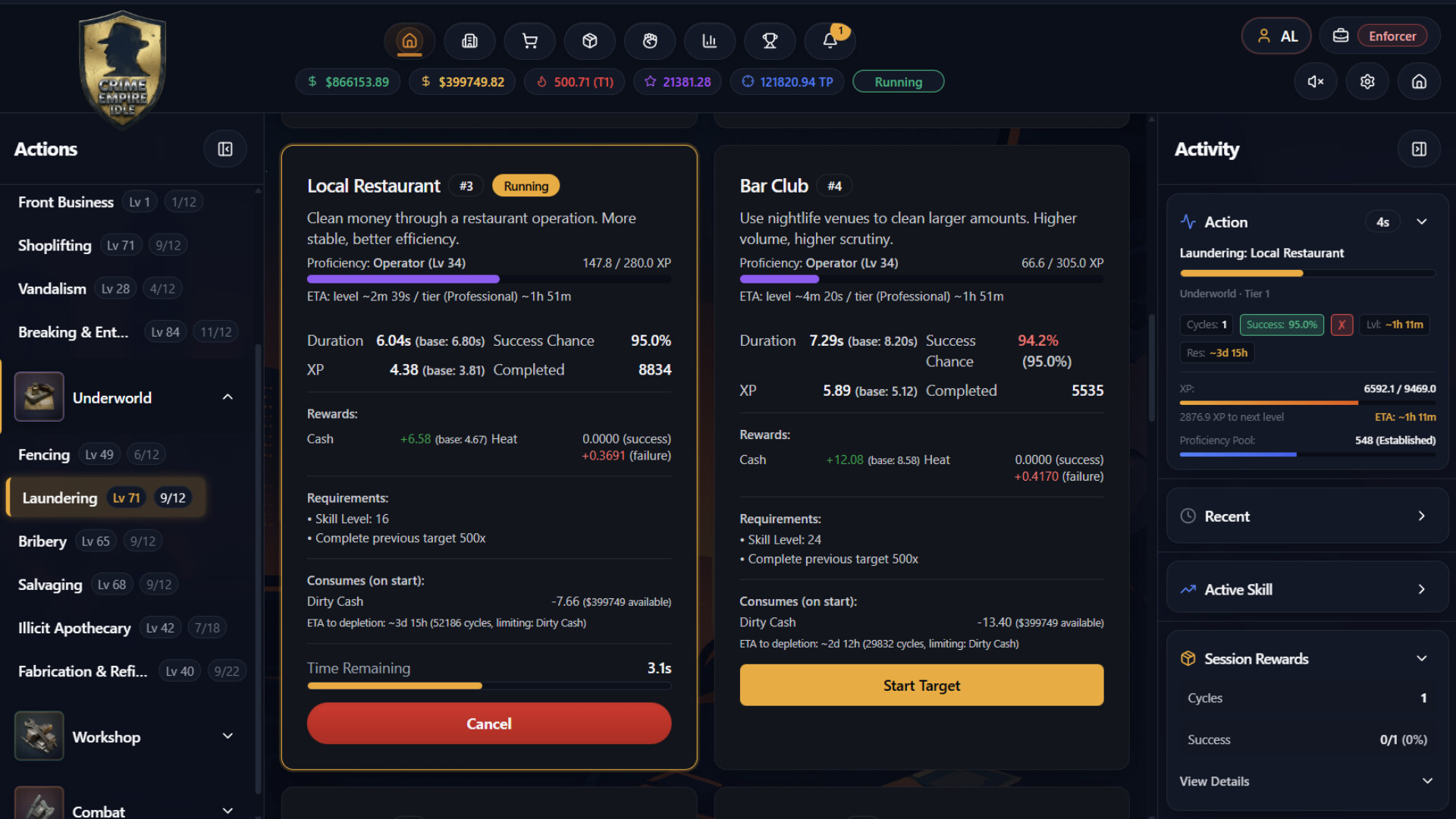 Crime Empire Idle screenshot 3