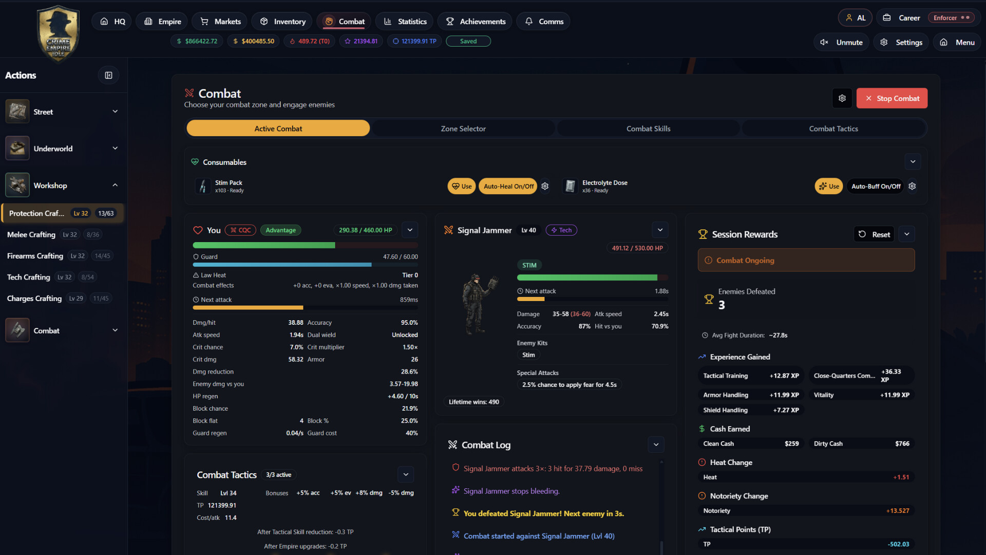 Crime Empire Idle screenshot 11