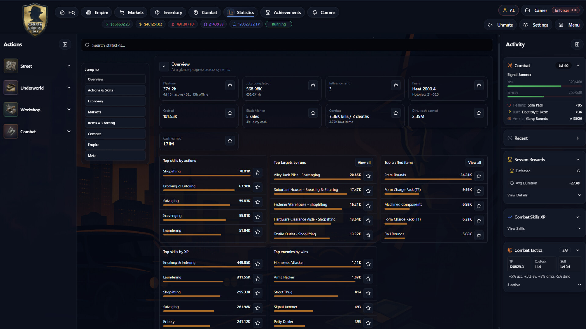 Crime Empire Idle screenshot 8