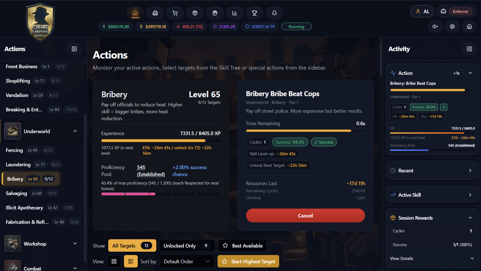 Crime Empire Idle screenshot 4