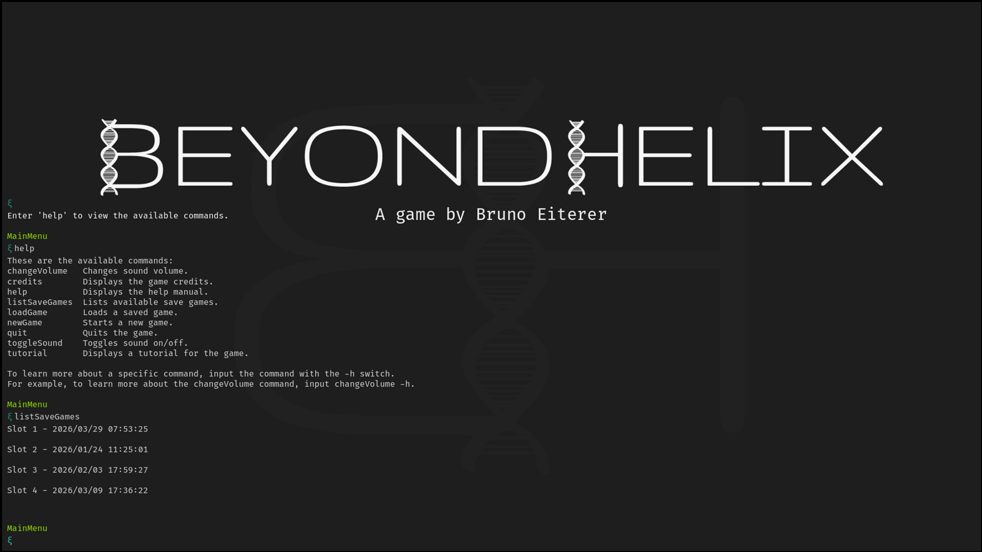 BeyondHelix screenshot 1