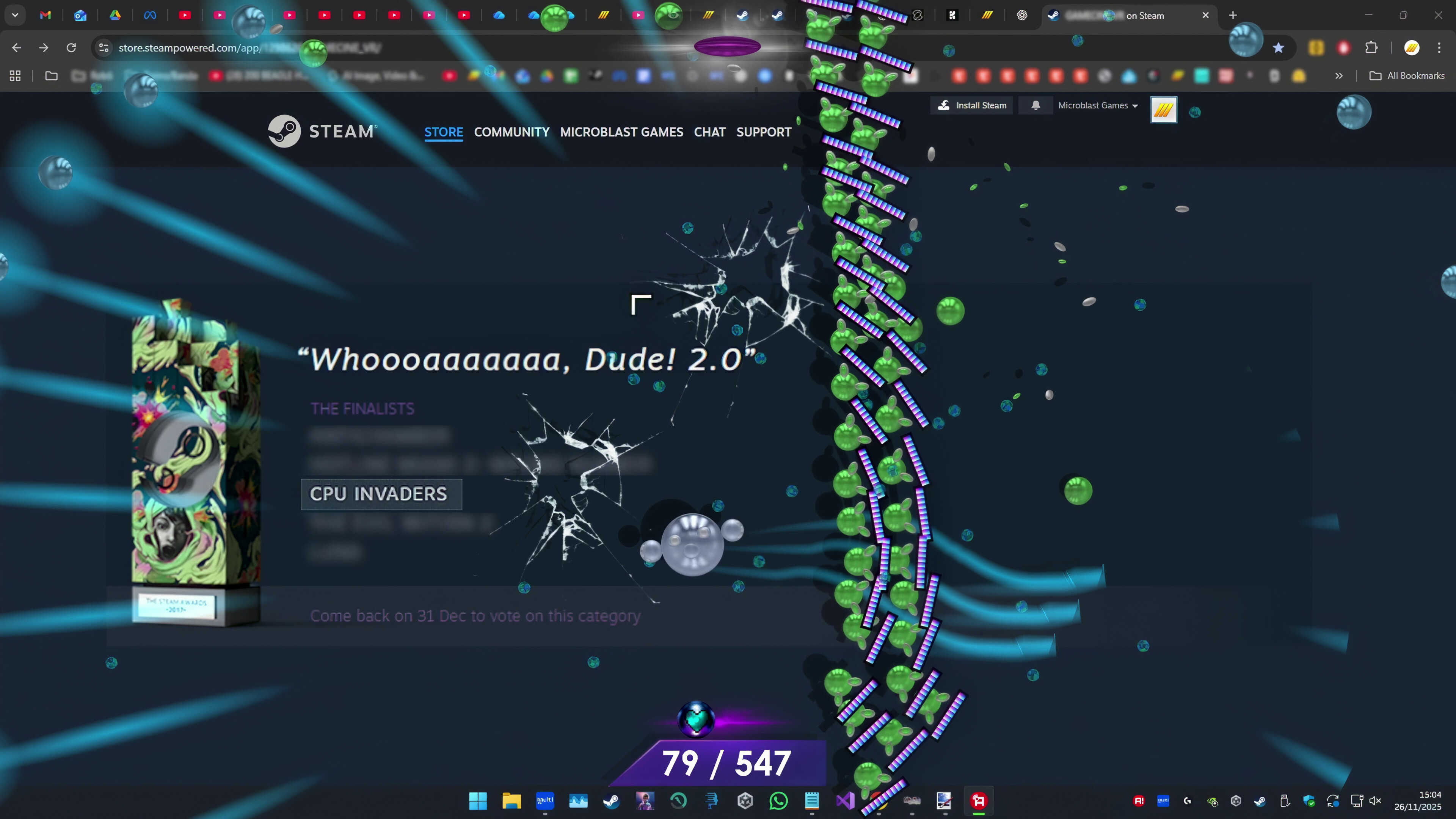 CPU Invaders - Micro Spheres screenshot 6