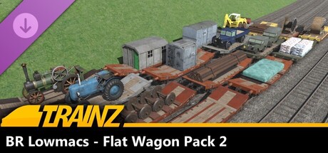 Trainz 2022 DLC - BR Lowmacs - Flat Wagon Pack 2