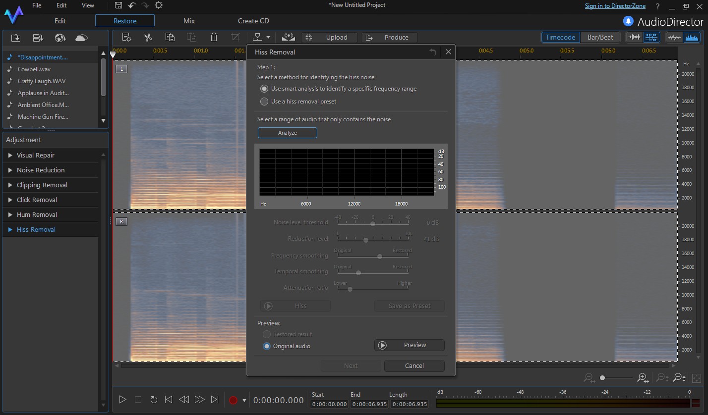 CyberLink AudioDirector 6 screenshot 6