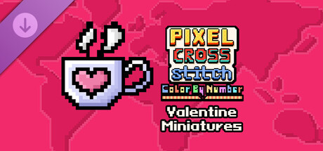 Pixel Cross Stitch - Valentine Miniatures Pack