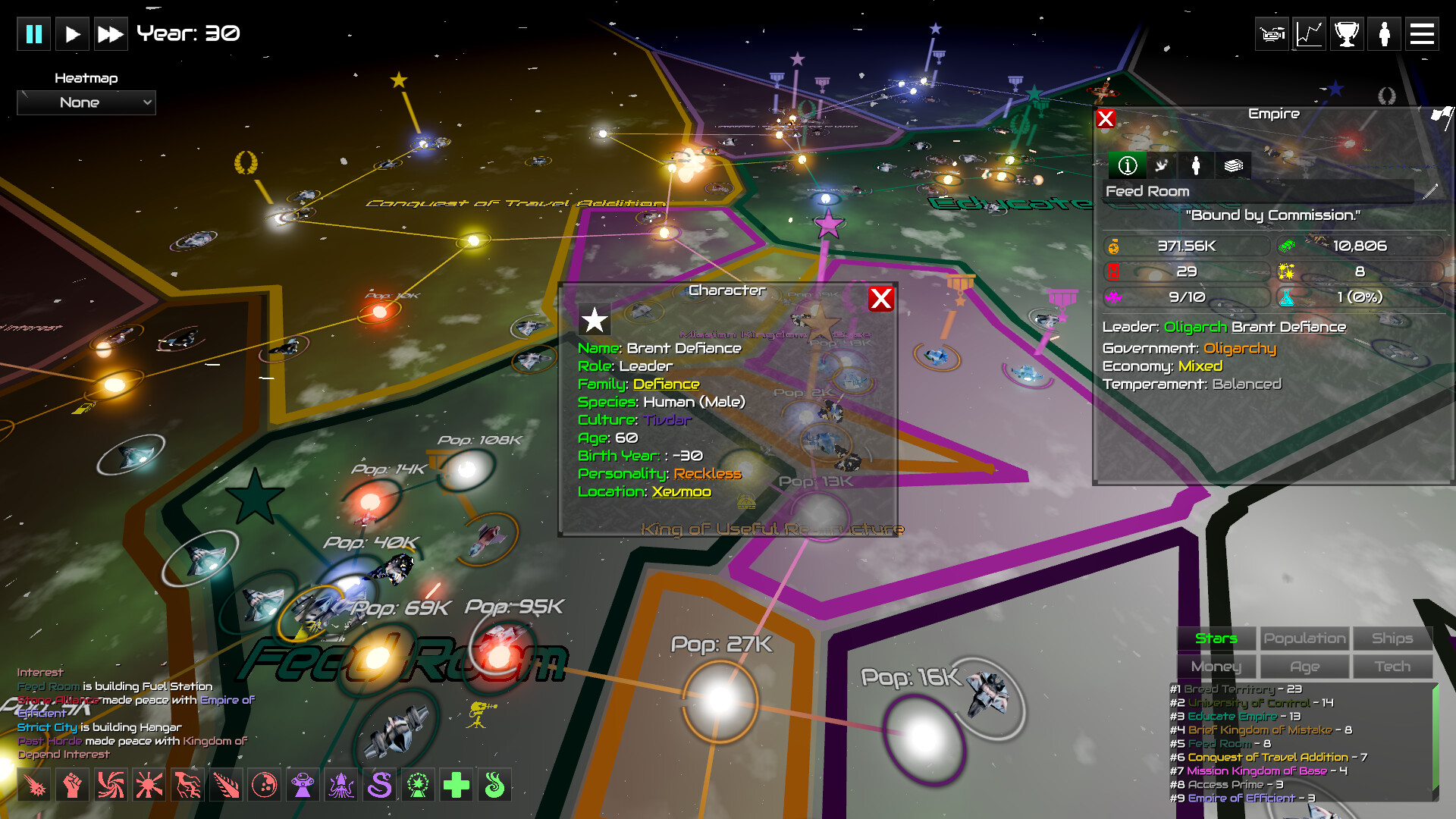 GalactiWar - Empire Simulator screenshot 14