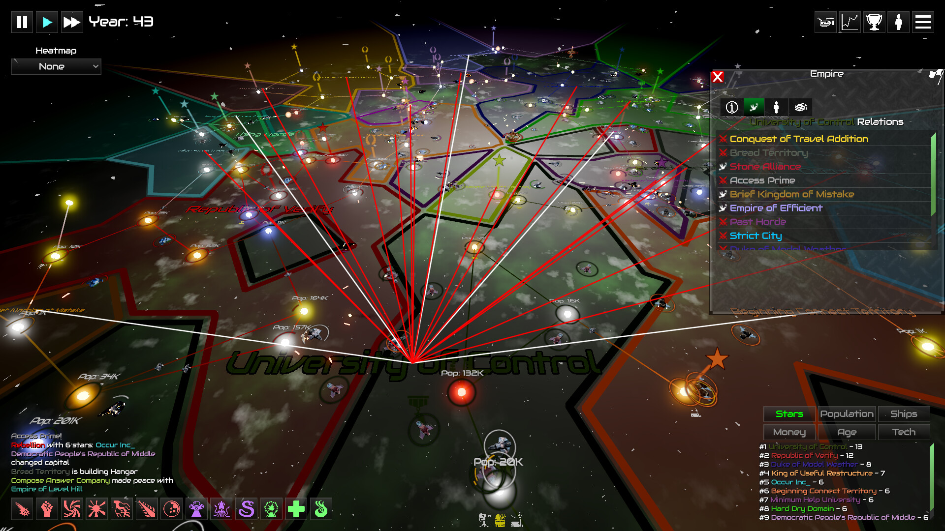 GalactiWar - Empire Simulator screenshot 13
