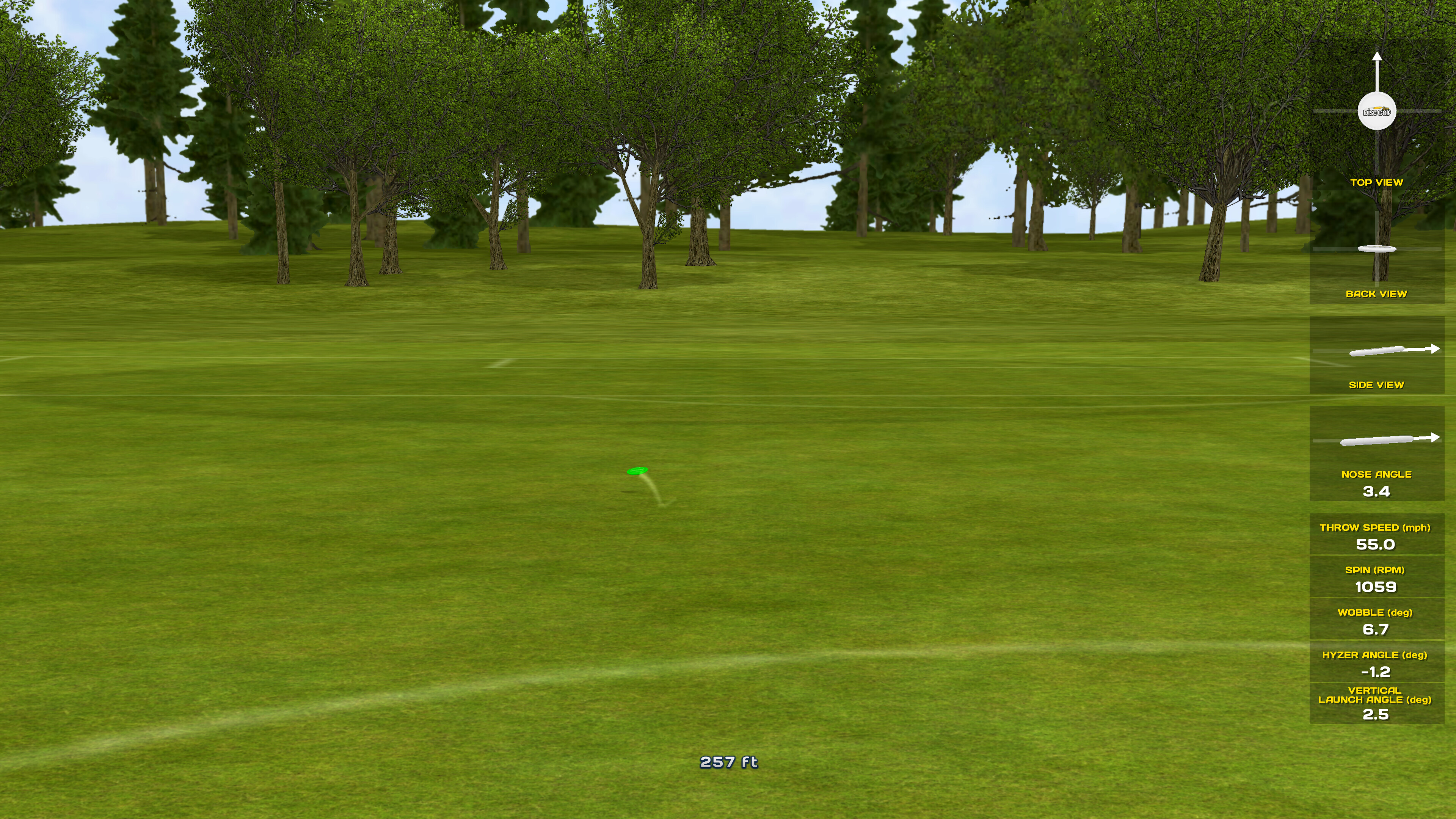 True Disc Golf - Pro Simulator Mode (TechDisc support) screenshot 2