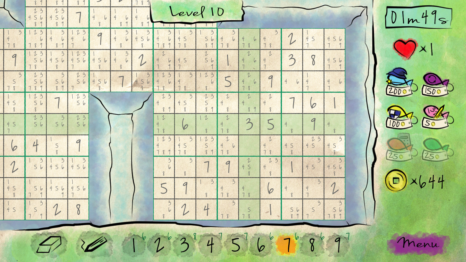 Sudoku Quest screenshot 3