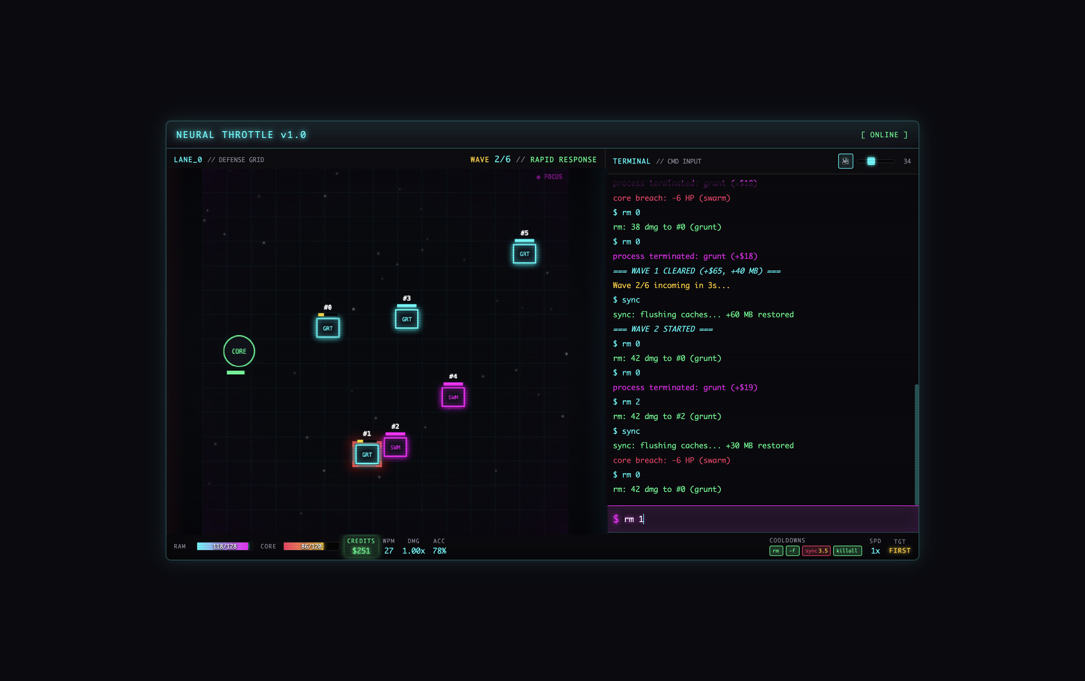 Neural Throttle screenshot 4