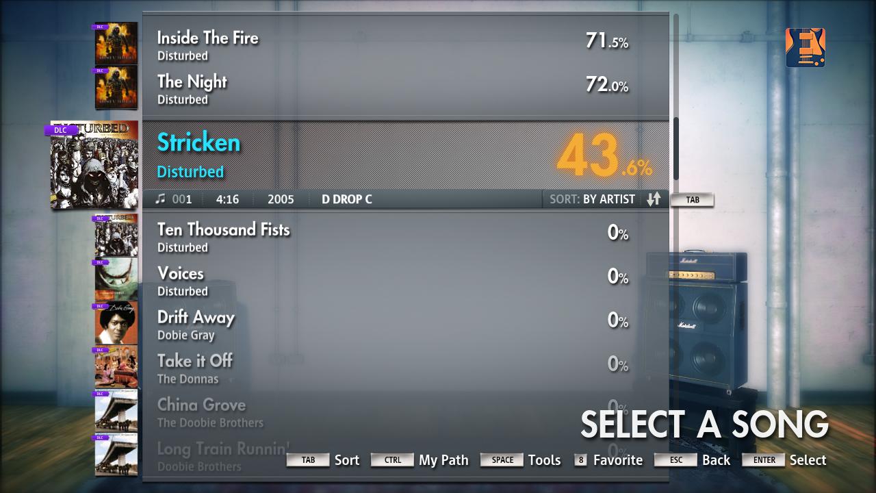 Rocksmith 2014 - Disturbed - Stricken screenshot 5