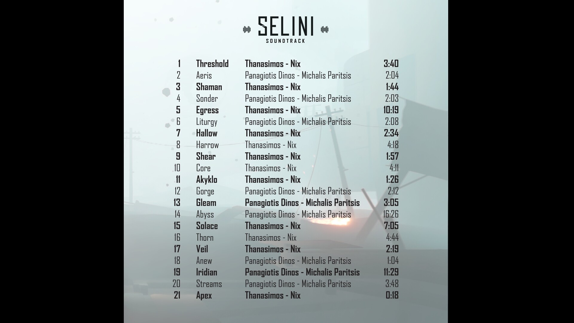 SELINI Soundtrack screenshot 2