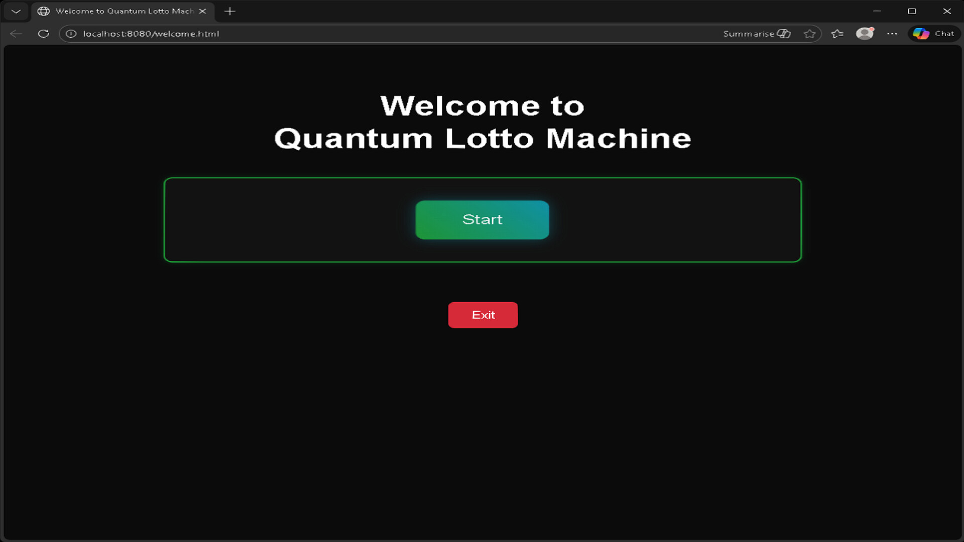 Quantum Lotto Machine screenshot 1