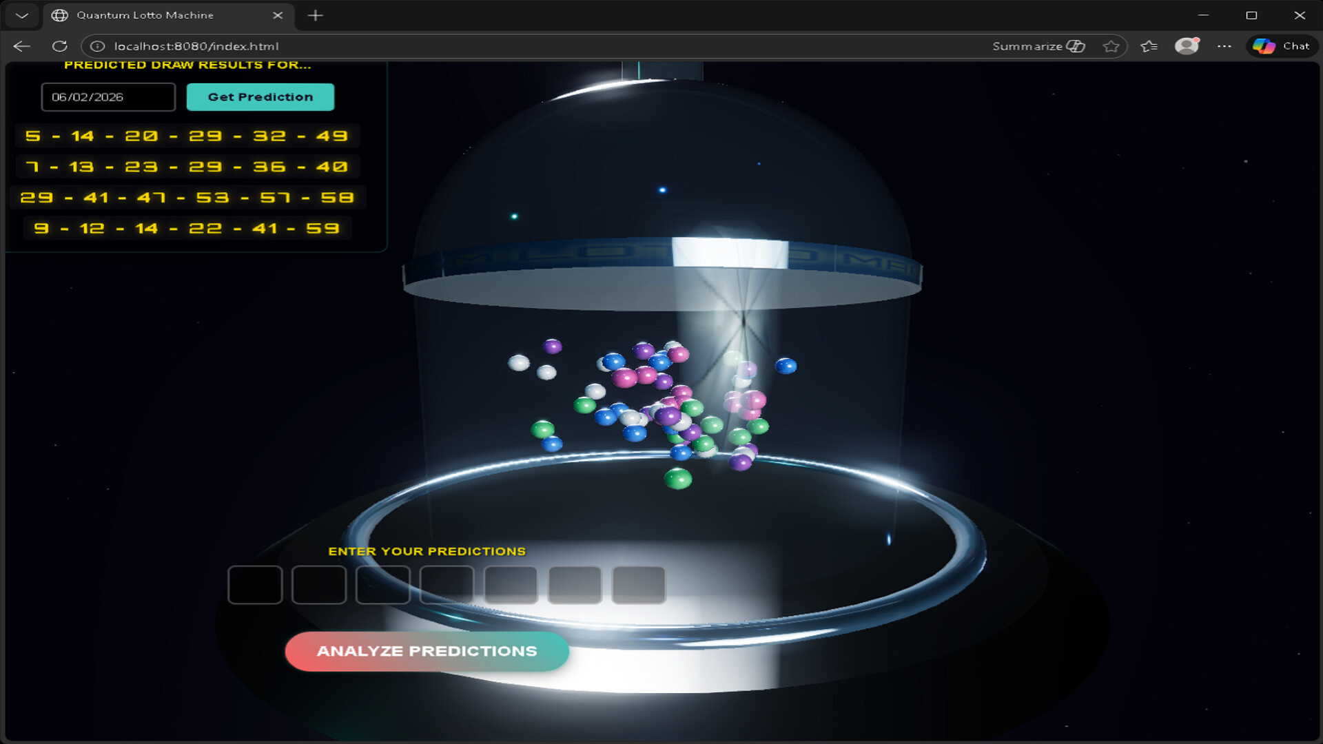 Quantum Lotto Machine screenshot 3
