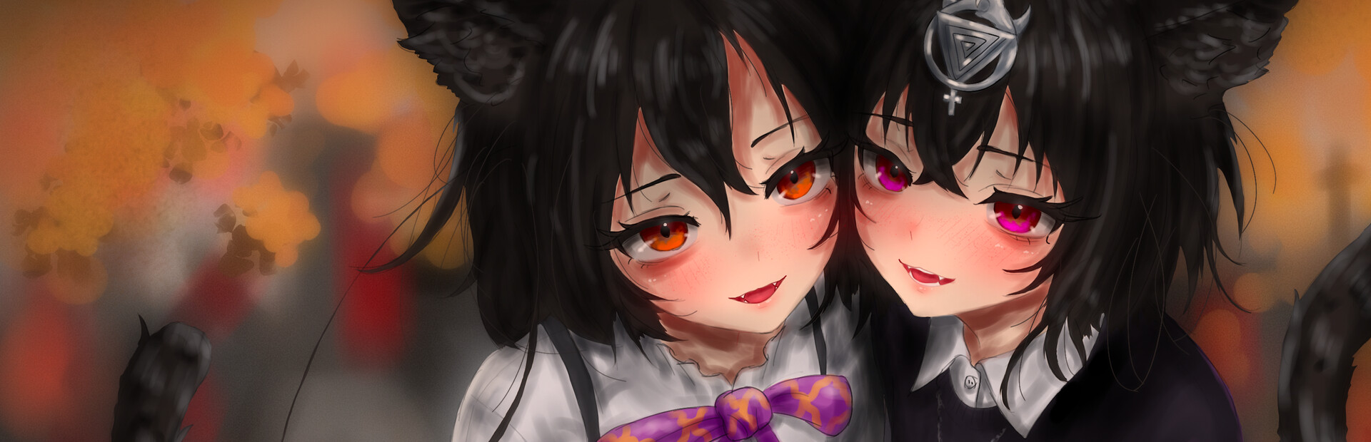 Two Demon Catgirls: A Nocturne of Evil