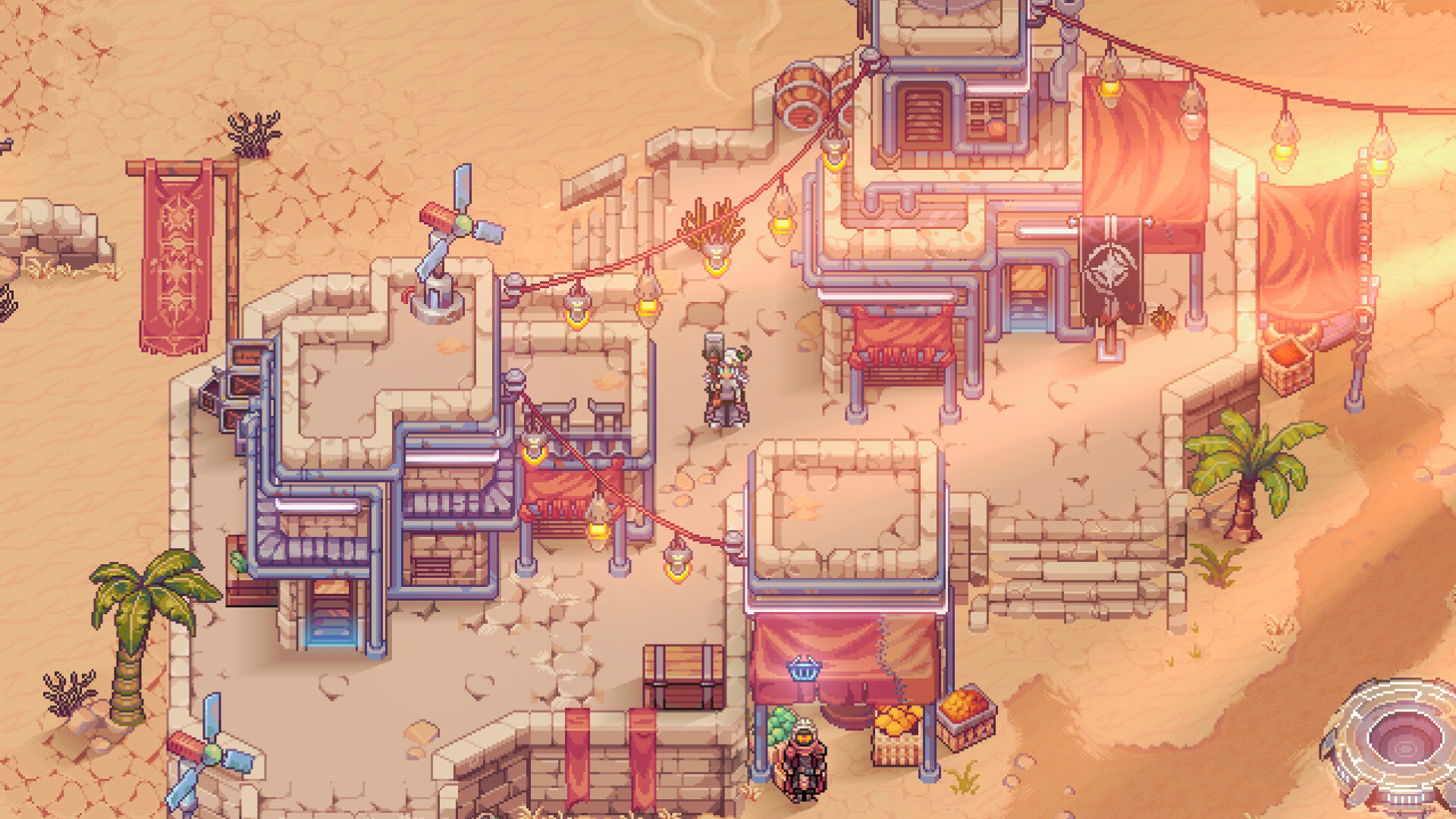 Soulbound: Onlineの砂漠の町エリア
